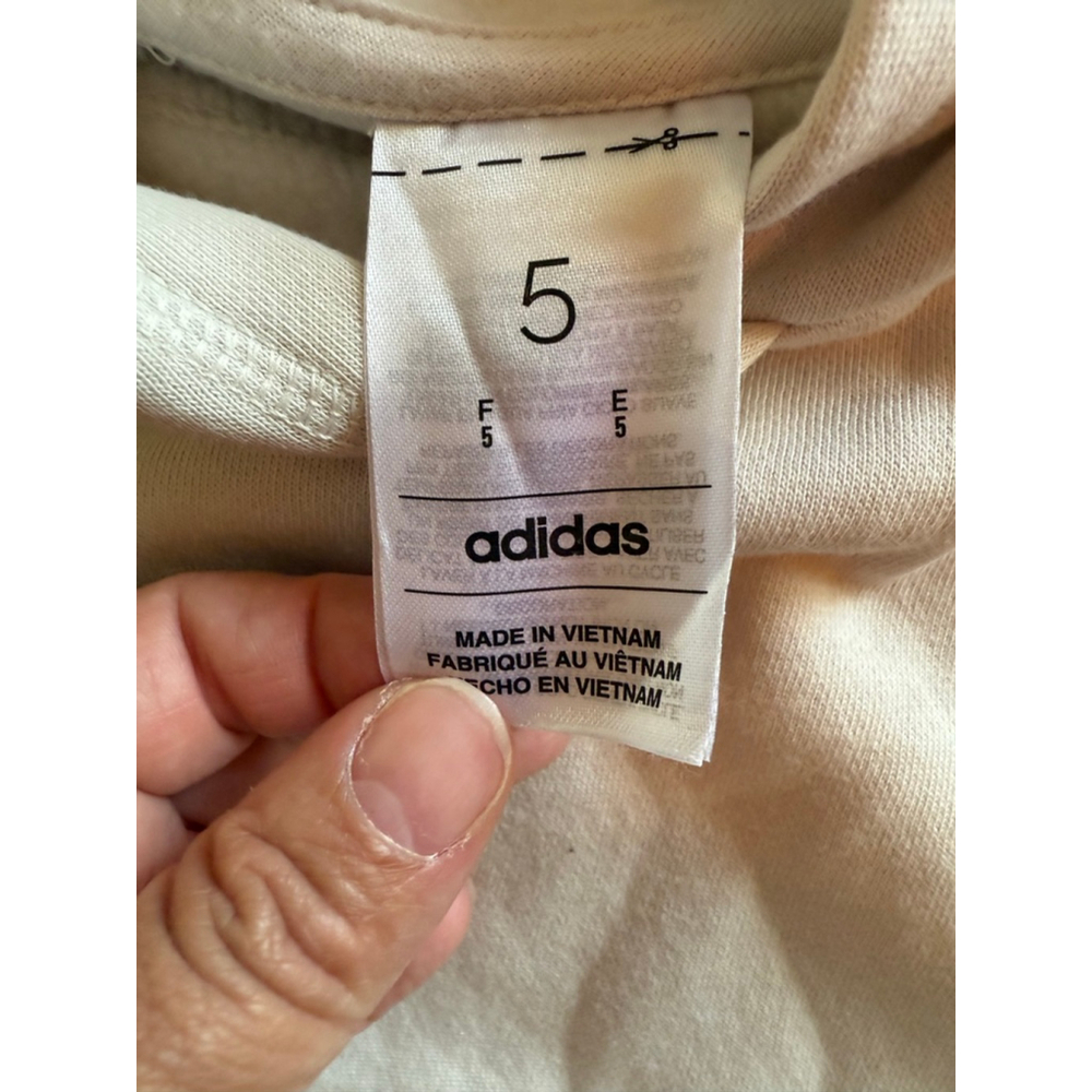 Kids Adidas 2-Piece Hoodie & Jogger Set Size 5 Cream - Picture 9 of 15